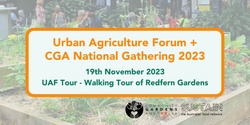Banner image for Sydney UAF Tours - Walking Tour of Redfern Gardens