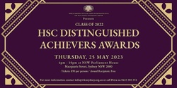 Banner image for HSC Distinguished Achievers Awards Night - Class of 2022