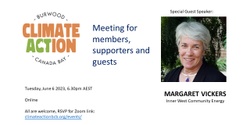 Banner image for Climate Action Burwood Canada Bay with Dr Margaret Vickers