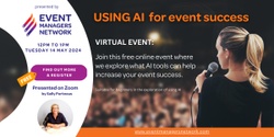 Banner image for Using AI for Event Success