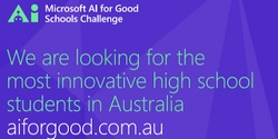Banner image for Microsoft AI for Good Challenge Hackathon - Hobart