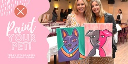 Banner image for Paint & Sip Event: Paint Your Pet 17/03/23