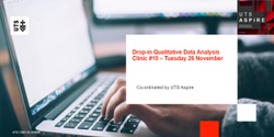 Banner image for Drop-in Qualitative Data Analysis Clinic #10