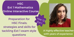 Banner image for Year 12 Extension 1 Mathematics to prepare for the Final HSC