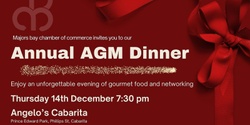 Banner image for 2023 Majors bay chamber of commerce annual AGM and dinner
