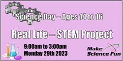 Banner image for Stage 5’ish – Ages 14 to 16 – STEM Venture – Fossil Fuel Project – Science Day