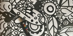 Banner image for Drawing with Casey - Posca Patterns (Age 6+)