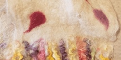 Banner image for FALLING LEAVES FELTED SCARF (Wet Felting with Power Tools!)