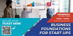 Banner image for Business Foundations for Start Ups