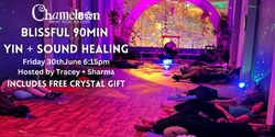 Banner image for Yin-Flow + Sound Healing with Tracey + Sharma