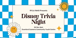 Banner image for Disney Trivia hosted by RYLA 