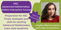 Banner image for Year 12 Advanced Mathematics Preparation for HSC Finals