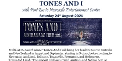 Banner image for Tones & I with Port Bus to Newcastle