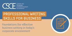 Banner image for Professional Writing Skills For Business  - Virtual