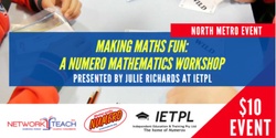 Banner image for Making Maths Fun - A Numero Mathematics Workshop (North Metro)