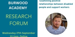 Banner image for Burwood Academy Research Forum 27th September 2023 