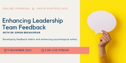 Banner image for Enhancing Leadership Team Feedback