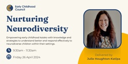 Banner image for Nurturing Neurodiversity: Understanding and Responding Effectively in Early Learning 