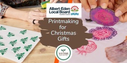 Banner image for Printmaking for Christmas, Mt Albert Library, Saturday, 16 Dec 2 pm-4pm.