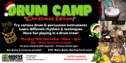 Banner image for DRUM CAMP - Christmas Edition