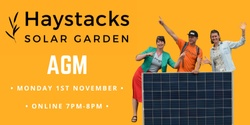 Banner image for Haystacks Solar Garden Co-op AGM