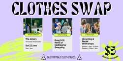 Banner image for Clothes Swap + Upcycling & Repair Workshop: June '24 Edition