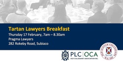 Banner image for Tartan Lawyers Breakfast