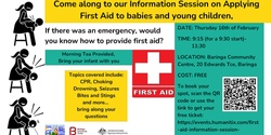 Banner image for First Aid Information Session