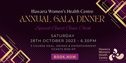 Banner image for Illawarra Women's Health Centre Annual Gala Dinner