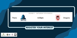 Banner image for Round one 2024 NRL - Titans V Dragons 