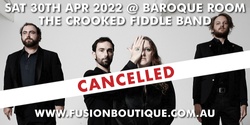 Banner image for CANCELLED - THE CROOKED FIDDLE BAND Live at the Baroque Room, Katoomba, Blue Mountains - New Date