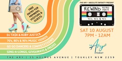Banner image for REWIND Retro Party @ The Ary Toukley