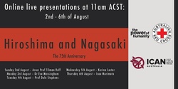 Banner image for Hiroshima Day | Join Dr Eve Massingham to commemorate the 75th anniversary of the bombings of Hiroshima and Nagasaki