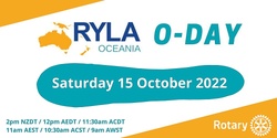 Banner image for RYLA O-Day 2022