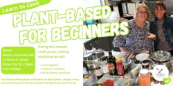 Banner image for OCTOBER Beginners plant-based cooking workshop