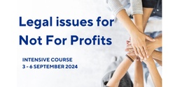 Banner image for Legal issues for Not For Profits