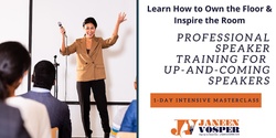 Banner image for 1-Day Public Speaker Training for Up-and-Coming Speakers