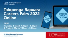 Banner image for Taiopenga Rapuara | Law Recruitment Careers Fairs 2022 Online