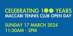 Banner image for Maccabi Tennis Club - Celebrating 100 Years