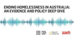 Banner image for Report launch: Ending Homelessness in Australia