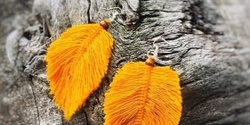 Banner image for Macrame Feather Earrings Lunchtime Workshop