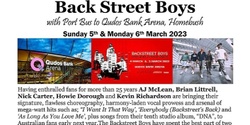 Banner image for Back Street Boys