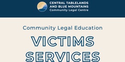 Banner image for Community Legal Education | Victims Services (Orange)