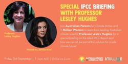 Banner image for Special IPCC Briefing: Professor Lesley Hughes