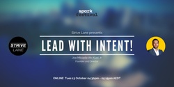 Banner image for Lead with intent! For Teachers