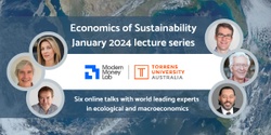 Banner image for Economics of Sustainability January 2024 Lecture Series