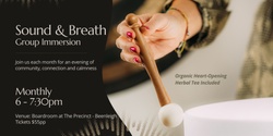 Banner image for Sound & Breath Group Immersion BEENLEIGH