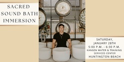 Banner image for Sacred Sound Bath Immersion + CBD (Huntington Beach)