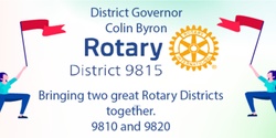 Rotary District 9815's banner