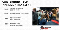 Banner image for Canterbury Tech April 2024 Monthly Event